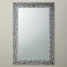 Mother Of Pearl Inlay Floral  Mirror Grey   173164044794